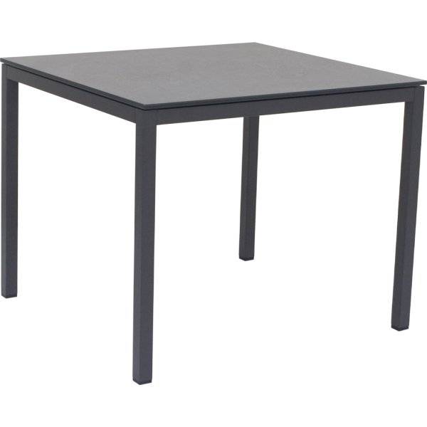 Pure Havebord L82 cm, Stone look/Antracitgrå