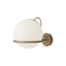 Model 237/1 Wall Lamp, opaline/champagne