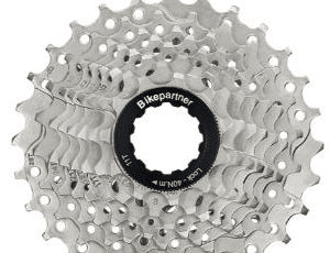 Sampak Bikepartner 9sp 11-28t Road med KMC X9 1/2x11/128" sølv/grå 114led kæde 11-13-15-17-19-21-23-25-28t.