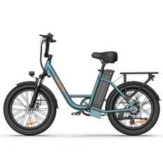 URLIFE E20 Ebike Mountain Snow Elcykel 48V13Ah Batteri 500W Motor Elektrisk Cykel 20 Tum City Fat Tire e-bike grön