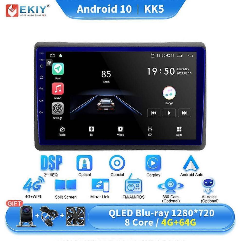 (KK5 4G 64G) Car Radio 2Din Android For Renault Master 2010-2019 For Nissan NV400 2010-2020 For Opel Movano 2 2010-2019 Navi Carplay