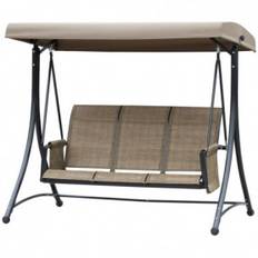 Hammock Gunga 3-sits med Soltak 196 x 128 x 172 cm, brun