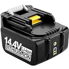 Energup 14.4V 3.0Ah reservbatteri för Makita batteri 14.4V BL1430 BL1420 BL1415 BL1440 BL1415N med LED-indikator