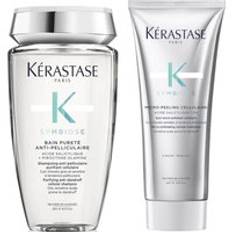 Kérastase Symbiose Anti-Dandruff Exfoliate and Cleanse Duo for Oily Scalps