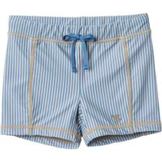 Wheat Badeshorts Ulrik Stl. 128/8y pojkar - Badbyxor Från Magasin - Blue Swim Stripe (128/8y)
