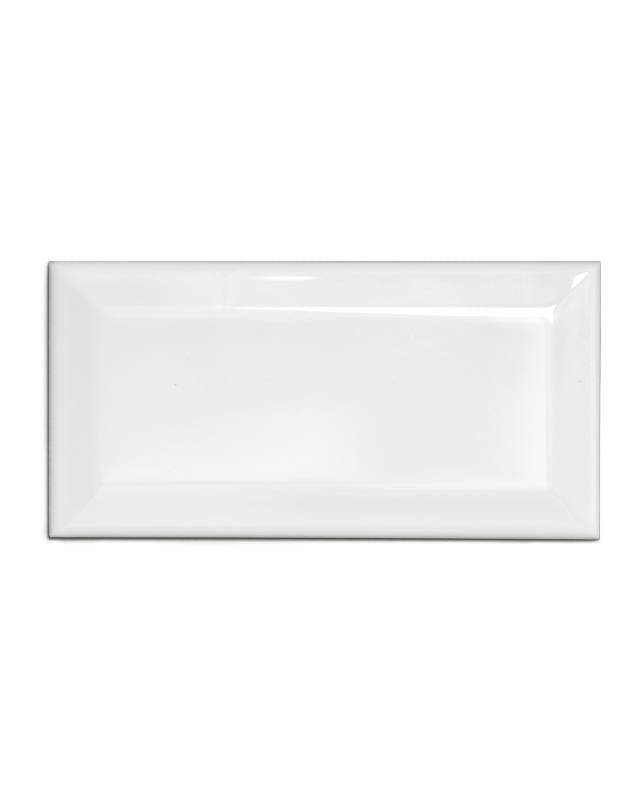 Kakel Victoria - Fasad kant 7,5 x 15 cm vit, blank