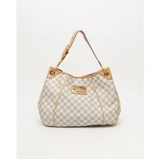 LOUIS VUITTON Damier Azur Galliera PM Bag - White