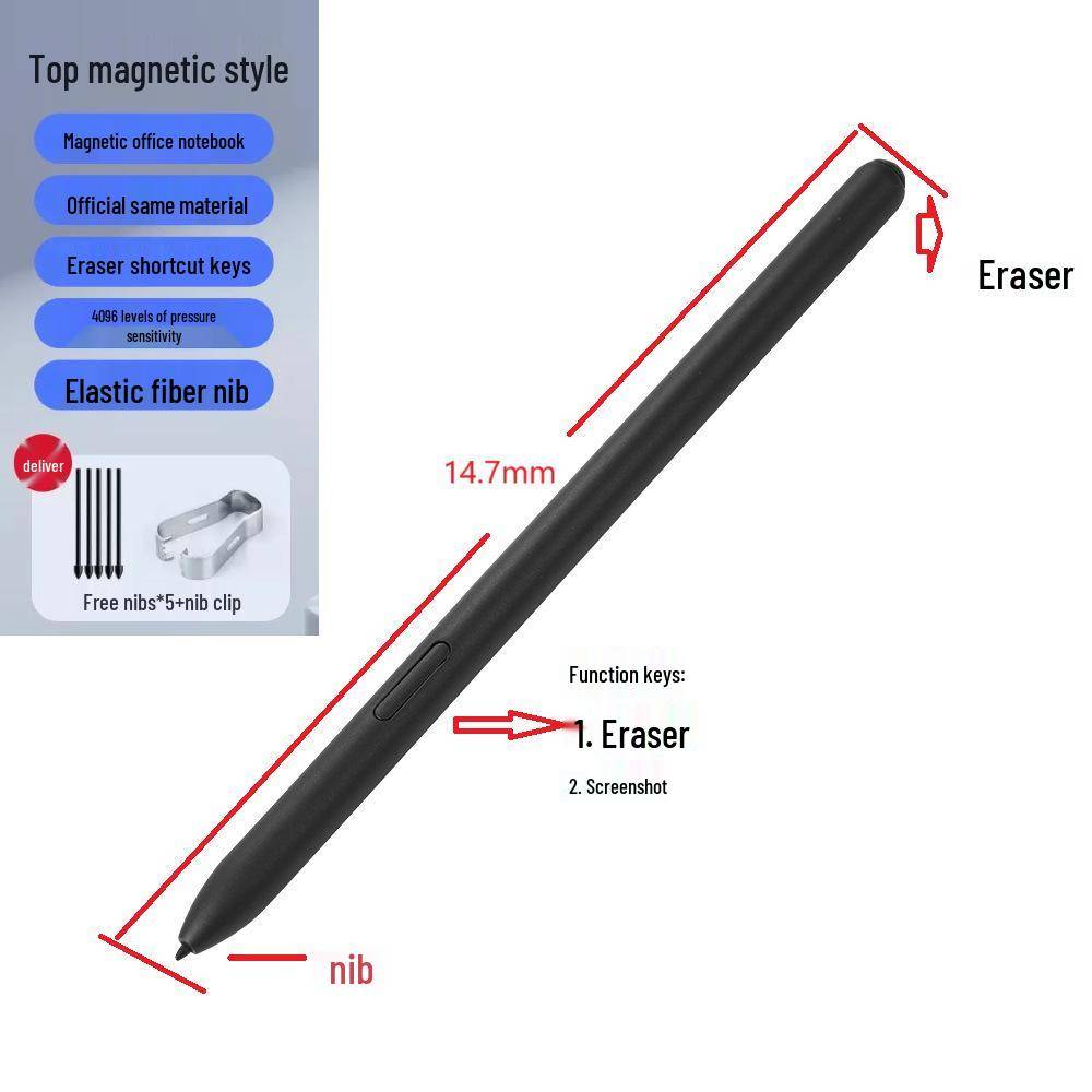 Onyx Boox NoteX X2 Note5+, Nova5, Nova3 Air C Pen – 4096 Pressure-Sensitive Electromagnetic Stylus