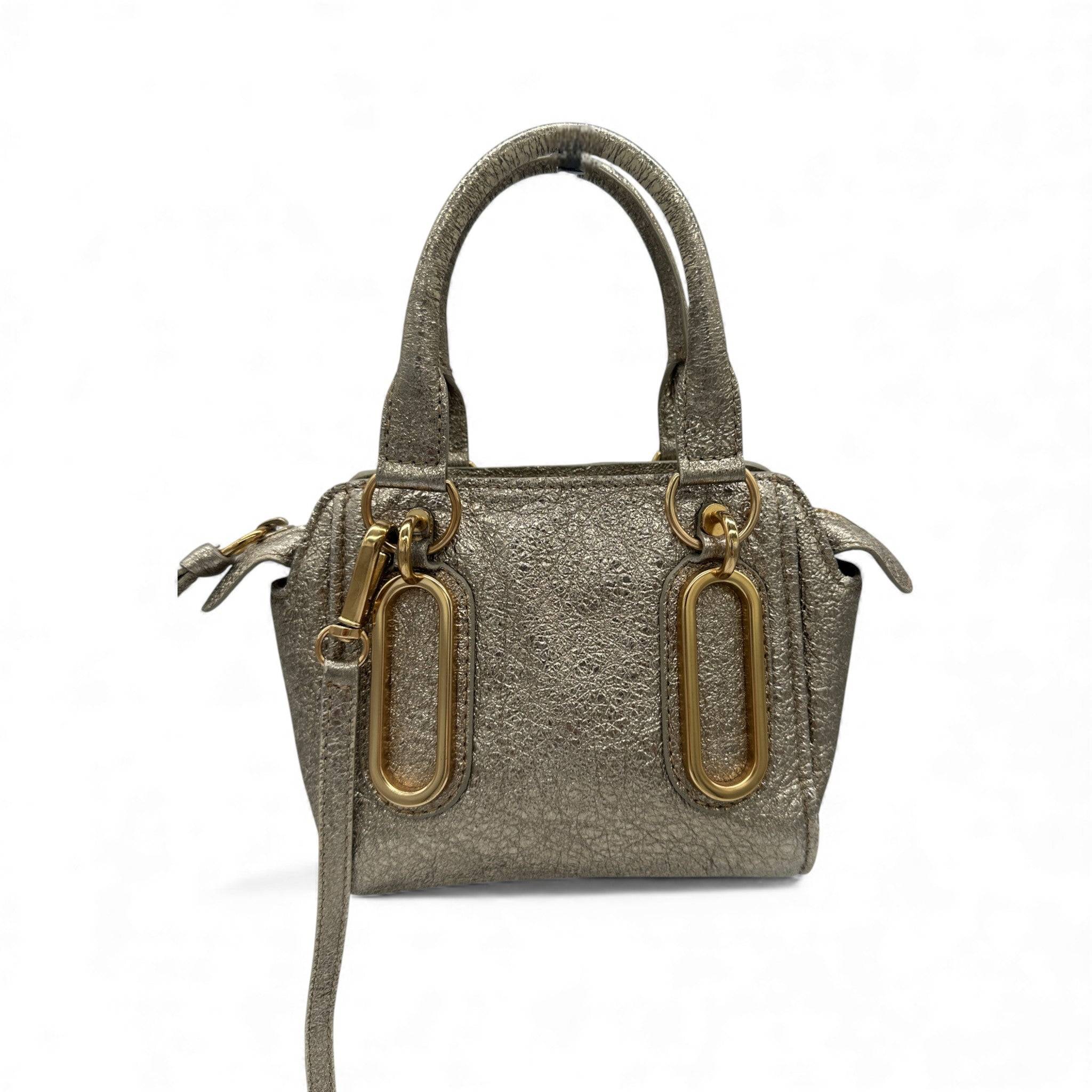 Vintage See by Chloé Silver Paige Tote Handbag