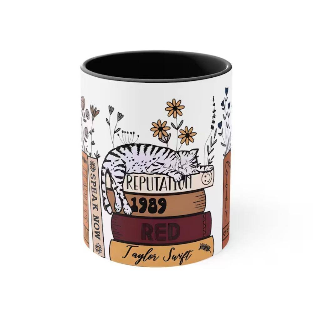 Keramisk kaffemugg tekopp Taylor Swift bok