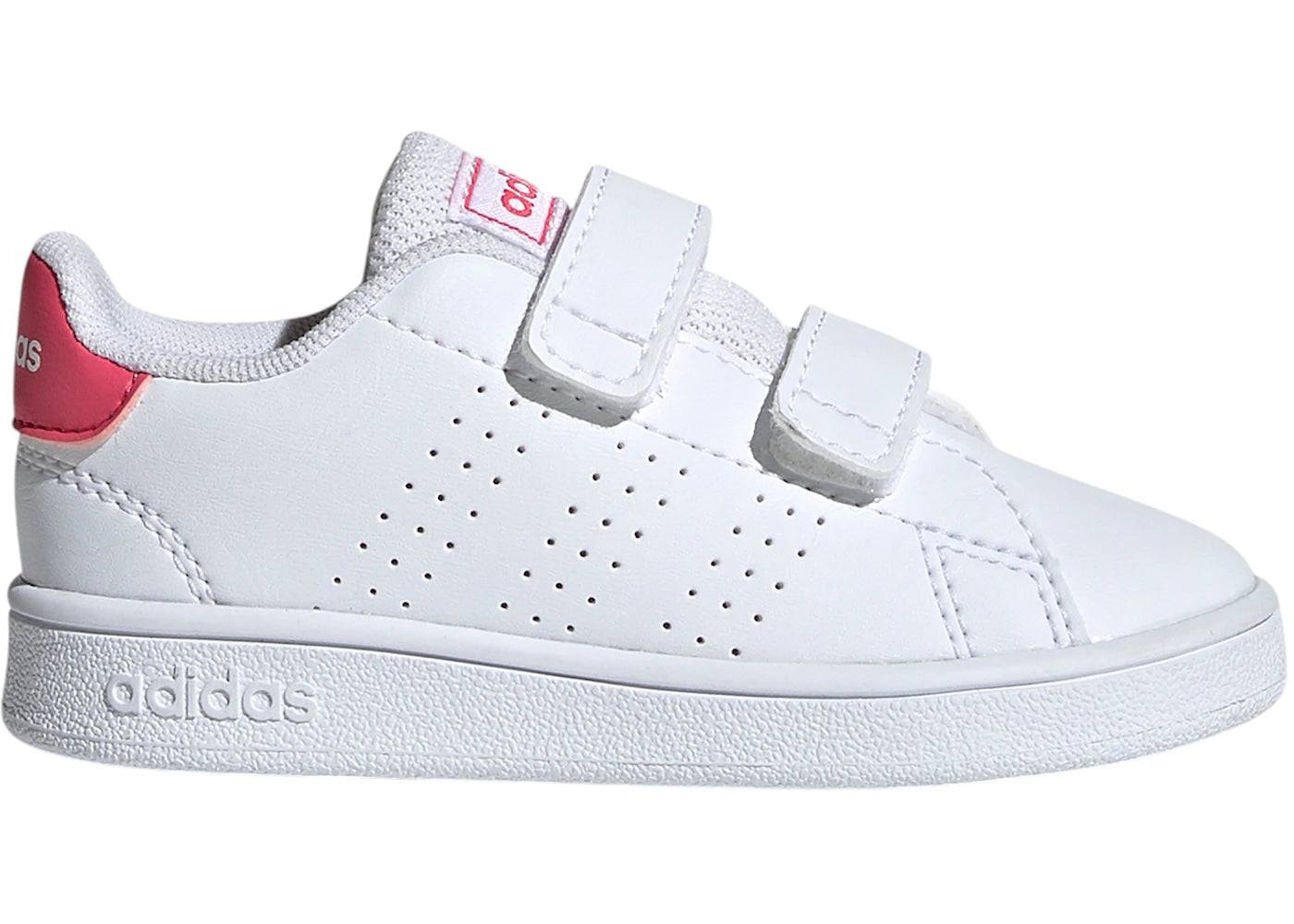 adidas Advantage Cloud White Real Pink (TD) - UK 7K (UK 7K)