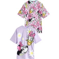 Next Natskjorte 'Minnie Mouse' pastelblå / gul / lilla / lys pink - 104