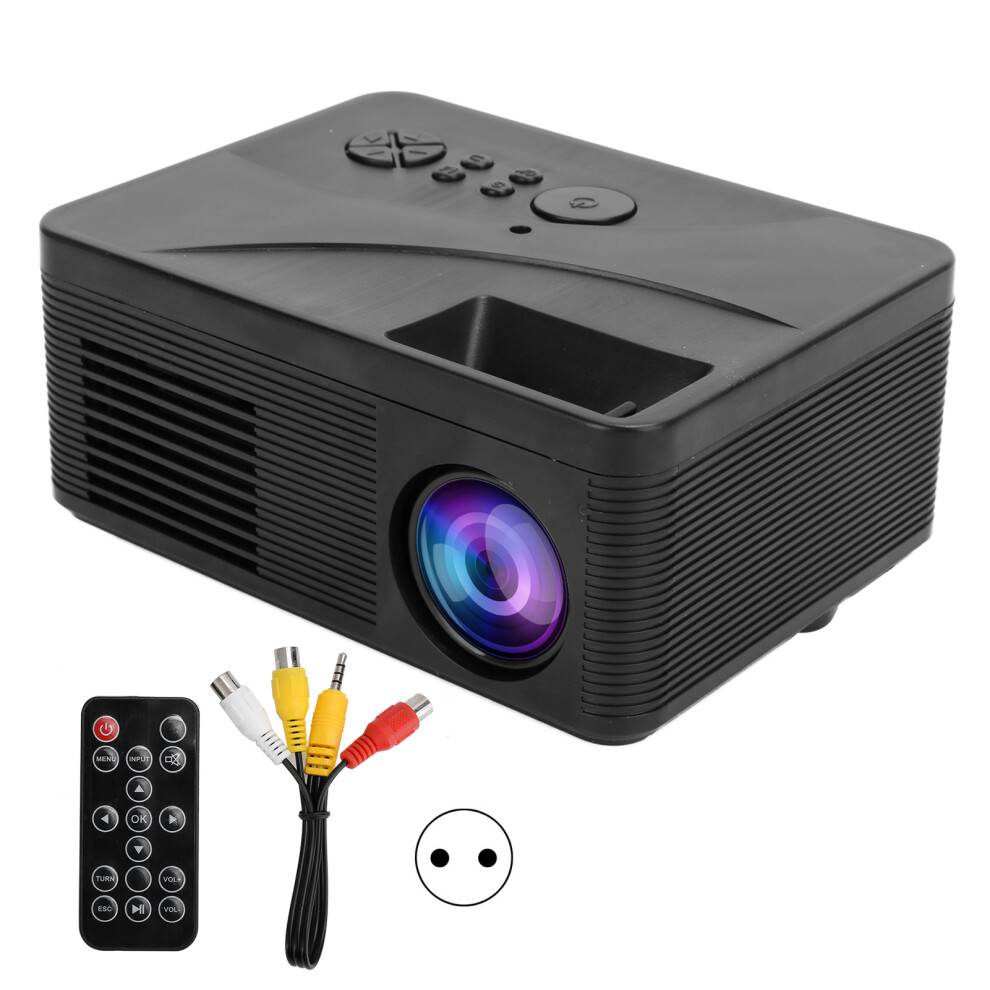 1080P Full HD-opløsnings miniprojektor med Bluetooth-funktion og stereohøjttaler, designet til bærbar udendørs brug med bred forbindelse