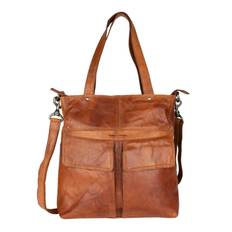 Spikes & Sparrow Tote Väska Skinn Brandy