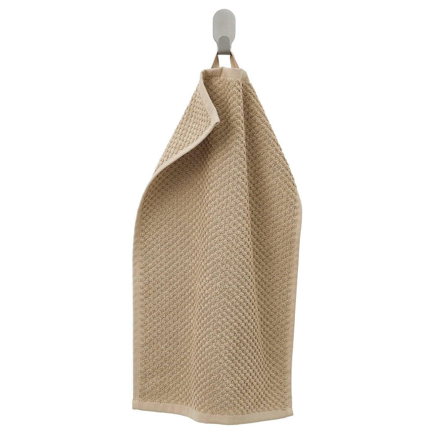 GULVIAL gästhandduk, beige, 30x50 cm