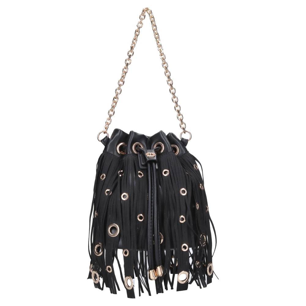La Carrie Night Edition Kunstlæder Bucket Bag - Tasker - Dame - Sort - ONE SIZE - Læder