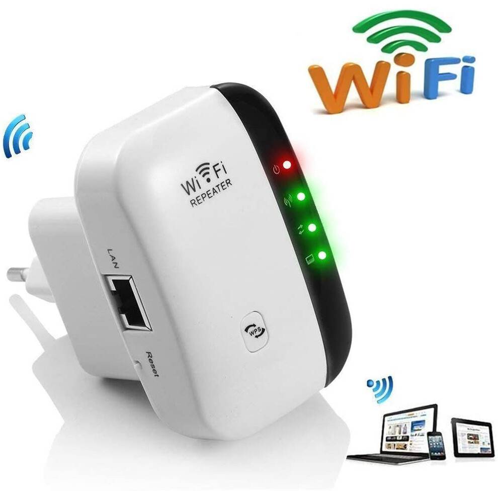 WiFi-forstærker WiFi-repeater-rækkeviddeforstærker 300 Mbps multifunktionel mini trådløs WiFi-signalforstærker trådløst adgangspunkt 2,4 GHz