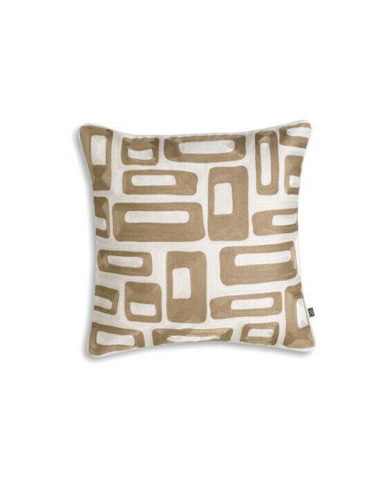 Eichholtz Cerva kudde beige/vit - Beige / Vit / Flerfärgad (L: 50 cm x B: 50 cm)