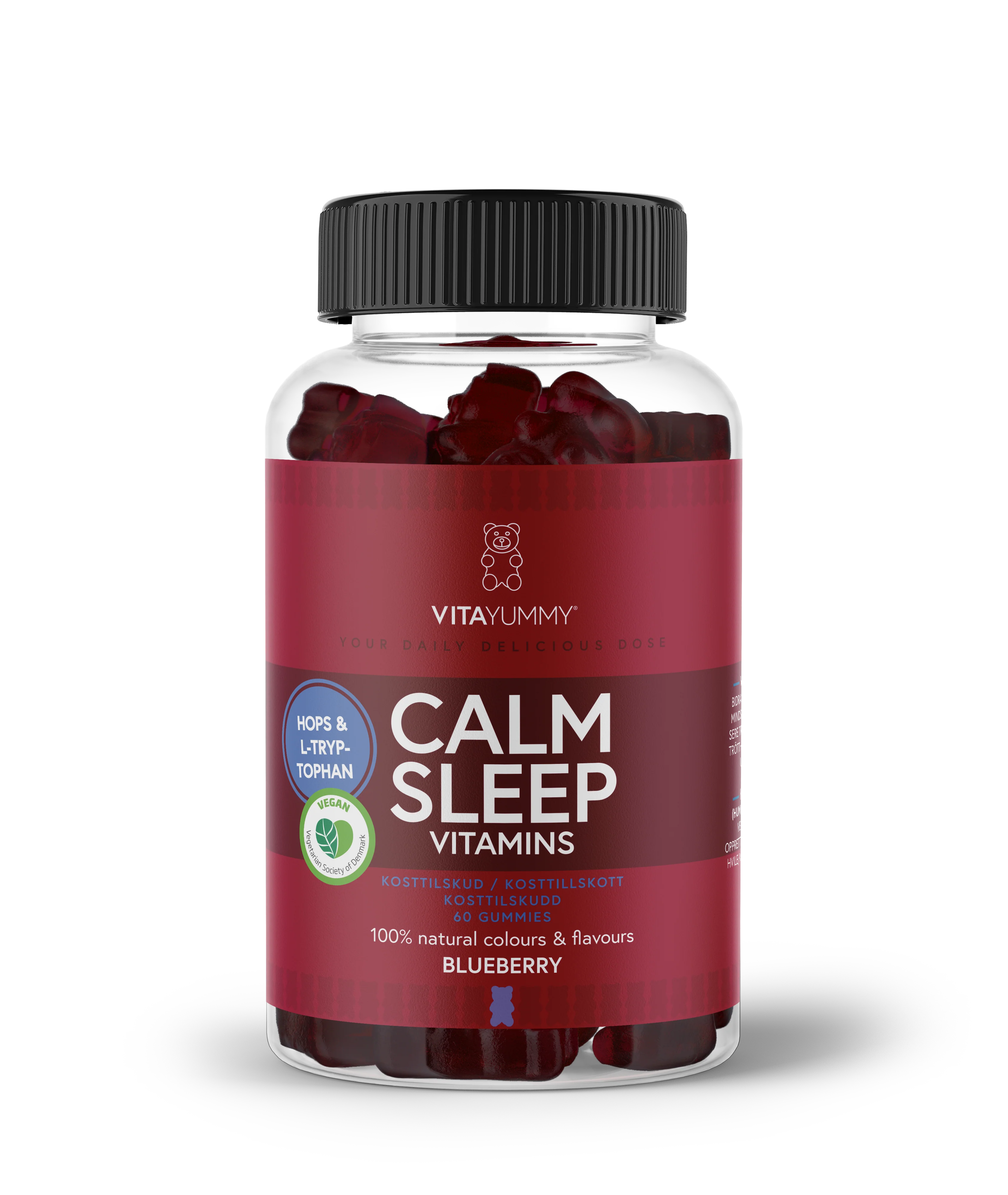 VitaYummy Calm Sleep - Blueberry (60 stk)