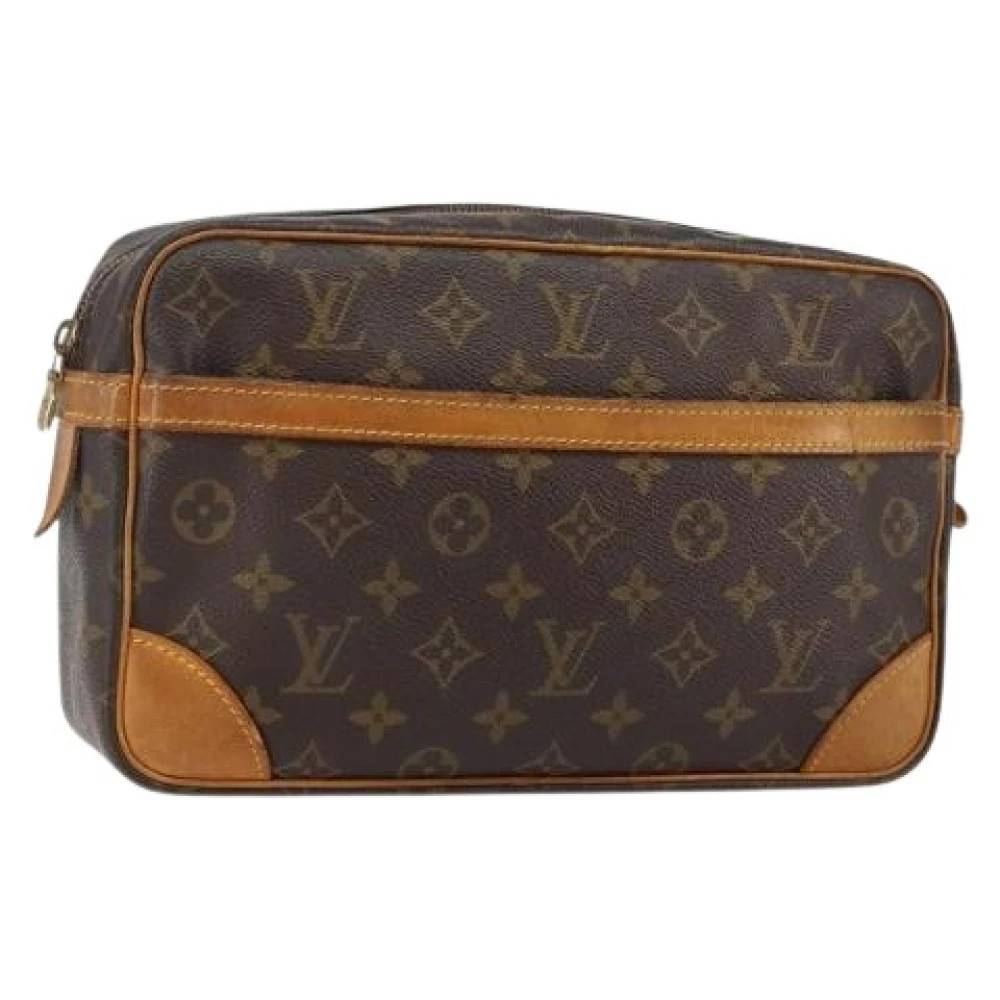 Louis Vuitton Vintage Pre-owned Canvas clutches - Vintage - Dame - Brun - ONE SIZE - Tyl