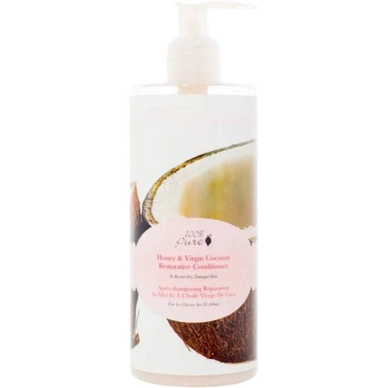 100% pure Genopbyggende balsam med honning og jomfrukokos, 390 ml