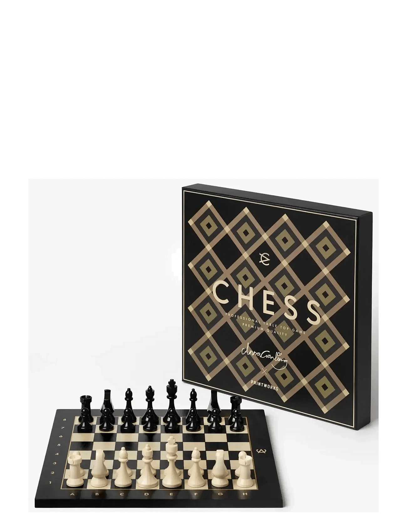 PRINTWORKS Chess - Anna Cramling Edition - Black - One Size