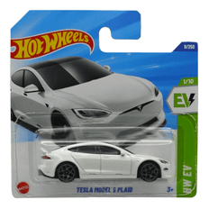 Hot Wheels Basic Tesla Modeller - Flere Varianter! Tesla Model S Plaid (Model 1/10) (Modelnr HYX58)