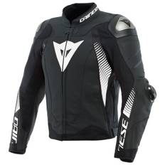 Dainese Super Speed 4 Lederjacke, schwarz-weiß
