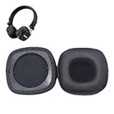 1 par öronkuddar för Marshall Major III, Memory Foam Protein läderöronkuddar, ersättning öronkuddar för Marshall Major 3 trådbundna/trådlösa Bluetooth-on-ear-hörlurar, svart