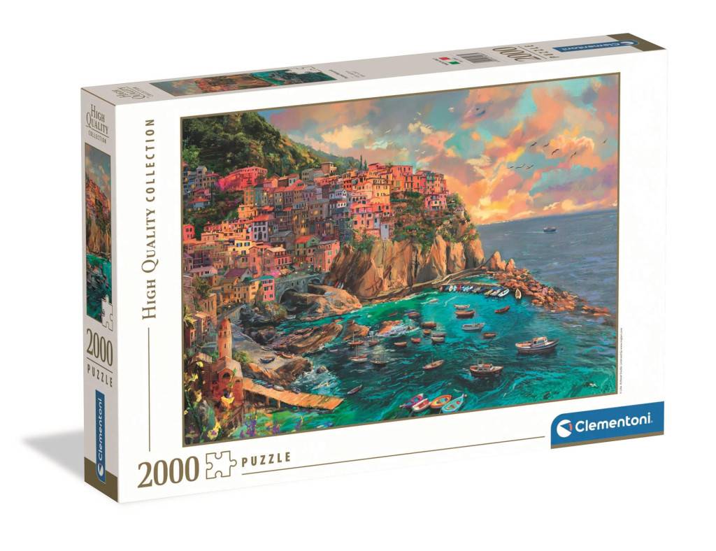Cities Manarola Italy 2000-piece puzzle Clementoni