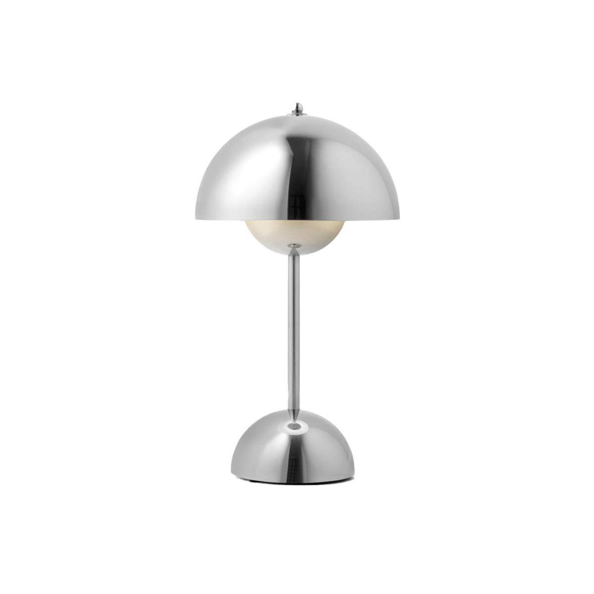 &Tradition Flowerpot Portable Table Lamp VP9 Chrome-Plated
