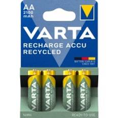 1x4 Varta RECHARGE ACCU Recycled 2100 mAH AA Mignon NiMH