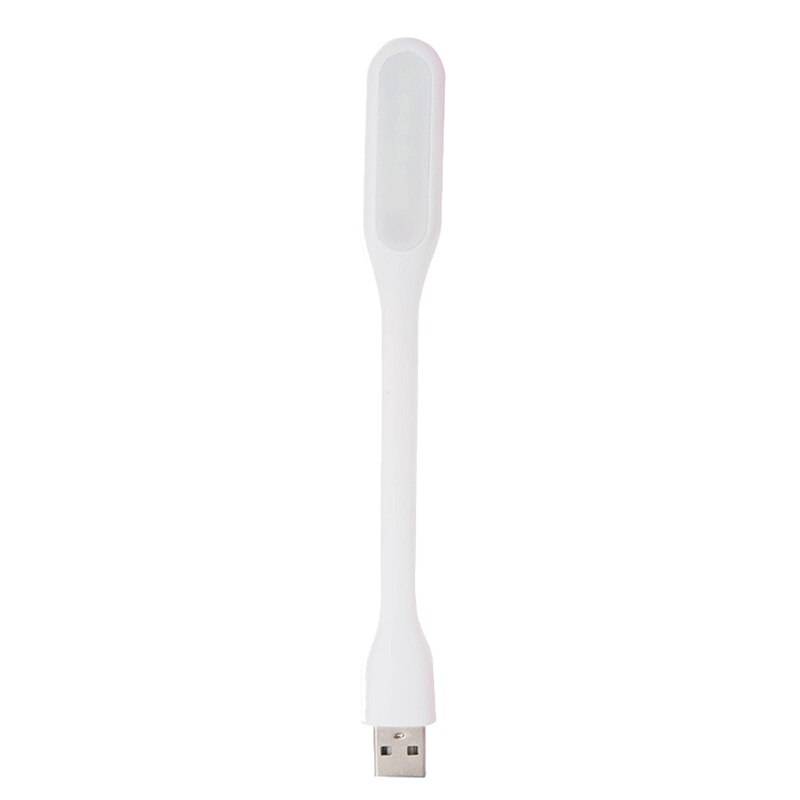 Boklampa USB LED 1.2W Bärbar - Vit