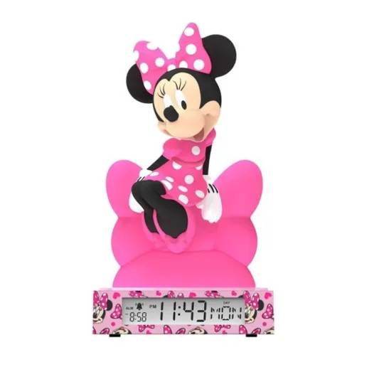 Mimmi Pigg 3d Nattlampa Disney Väckarklocka 886536 barn dekor rosa