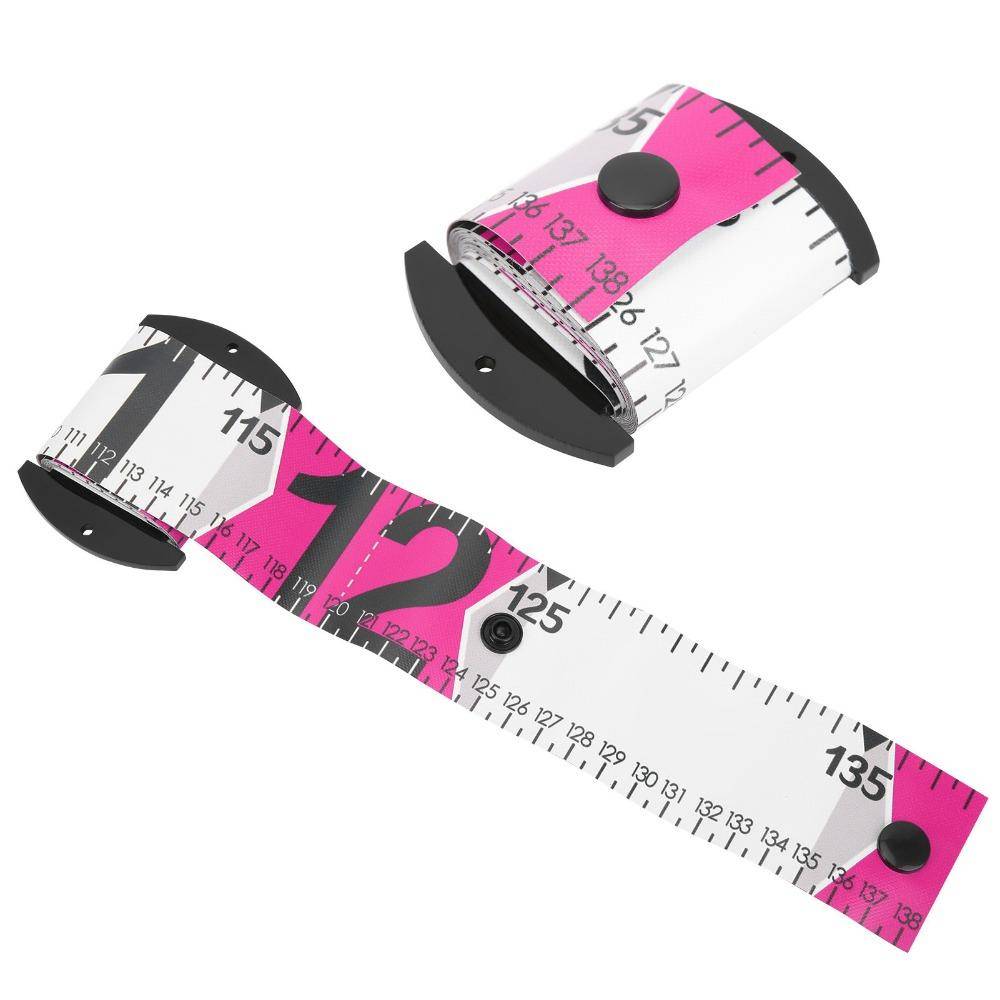Flexible Fish Measuring Tape Waterproof Fishing Ruler Portable Fish Measuring Ruler  For Fishing blå