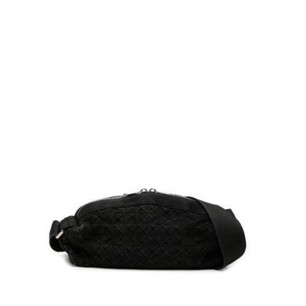 Bottega Veneta Vintage Pre-owned Vævet Lærred Skuldertaske - Vintage - Dame - Sort - ONE SIZE - Uld