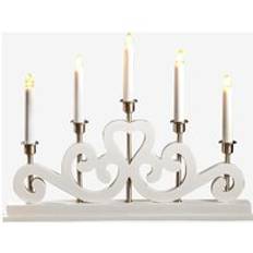 Markslöjd - Julljusstake ENEBY - Vit - Adventsljusstakar - Från Homeroom