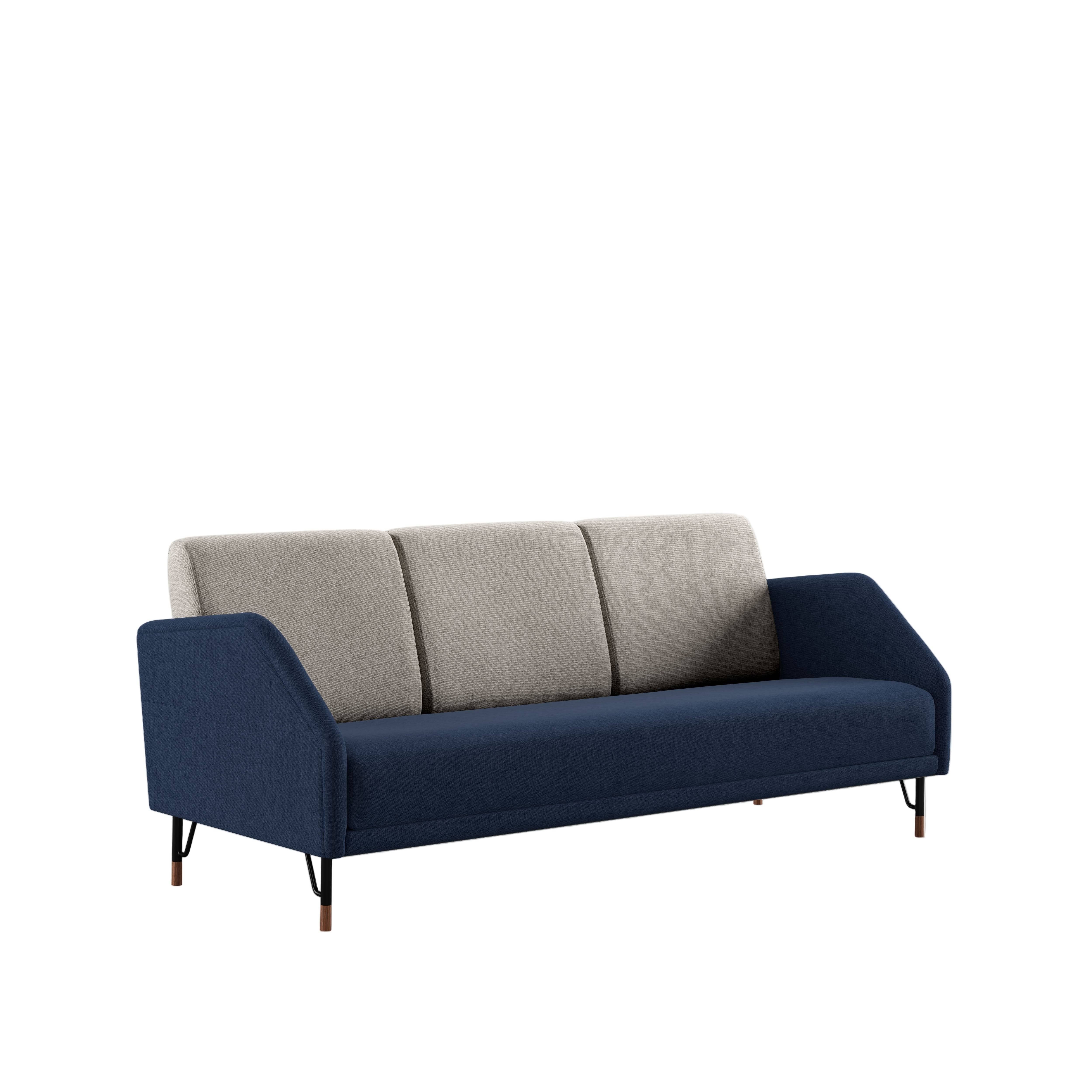 77 Sofa 3-pers, valnød af Finn Juhl Hallingdal 764 / 110 - Jacobsen Plus
