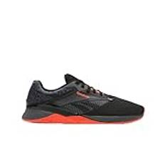 Reebok Unisex Nano X4 sneakers, PUGRY6/BLACK/ORGFLA, 5.5 UK, Pugry6 svart orgfla, 38.5 EU