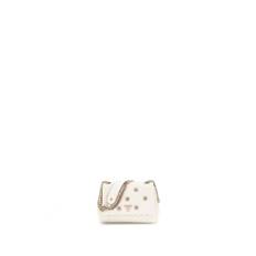 Guess, Väska, Dam, ONE Size, Flap Clutch Off White Elegant Väska