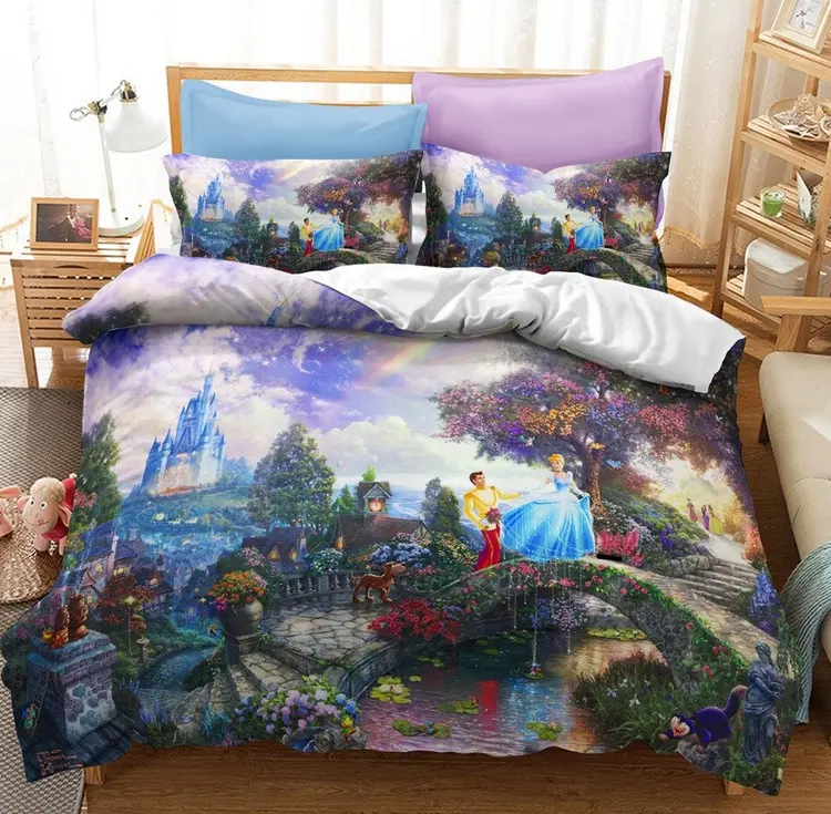 Påslakan Cendrillon Och Prinsen, 180 x 210 cm
