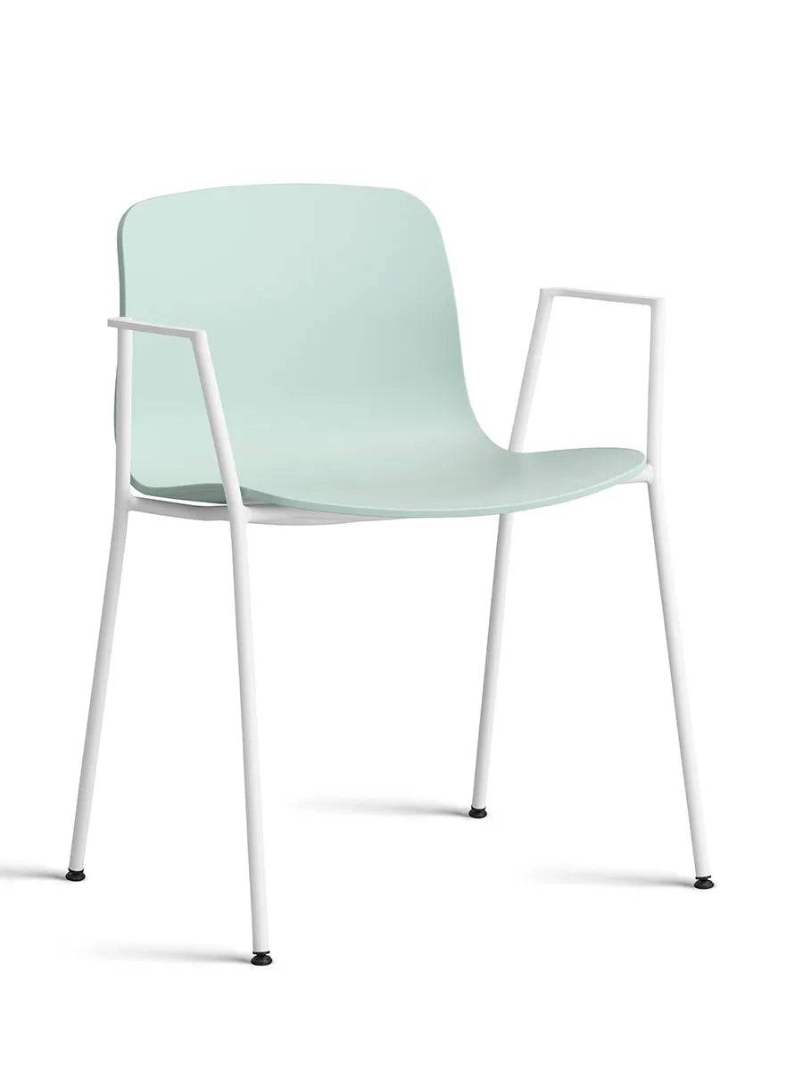 About a Chair AAC18 fra Hay Dusty Mint / Hvid pulverlakeret stål - Jacobsen Plus
