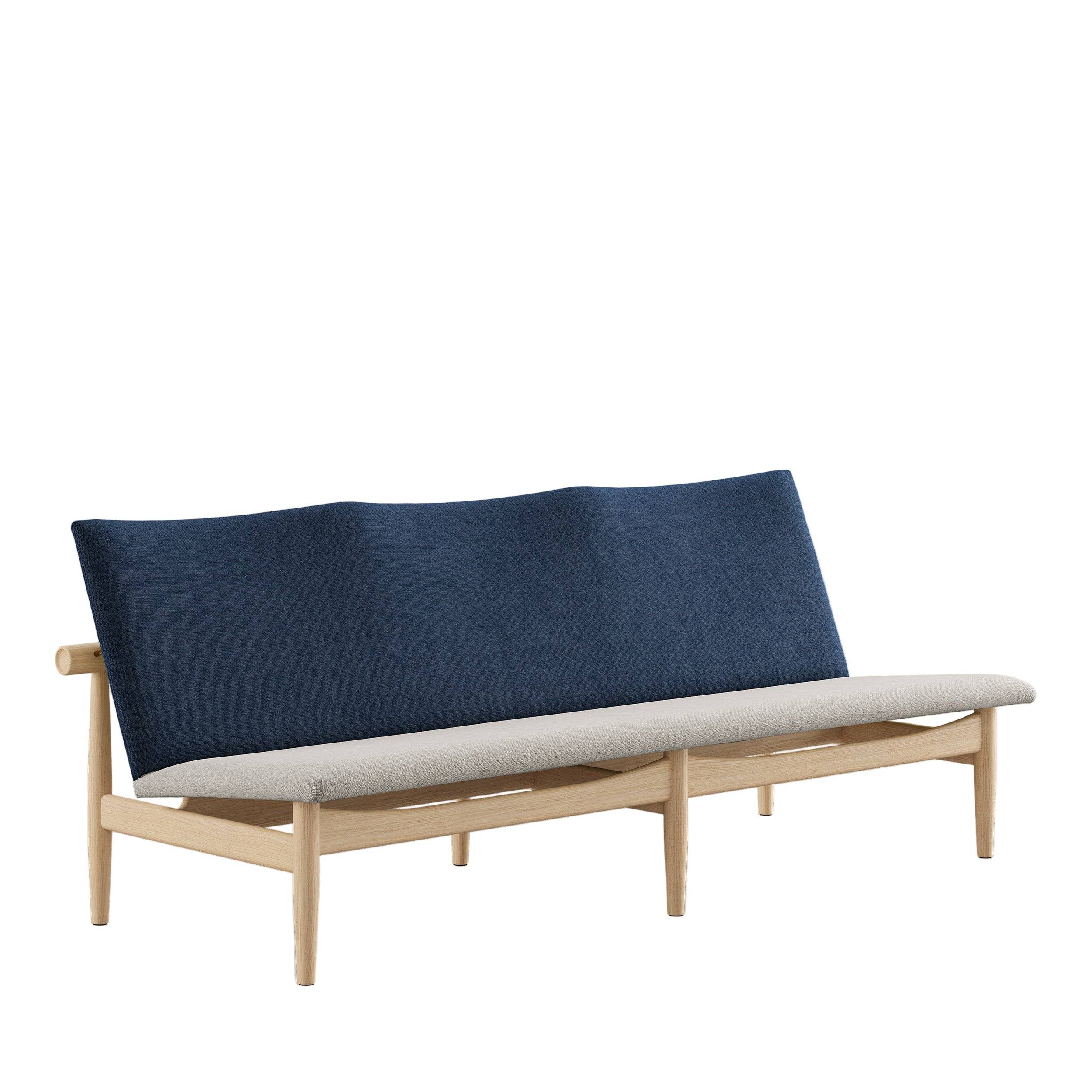 Japan 3 pers. sofa, eg klar olie af Finn Juhl Hallingdal 764 / 110 - Jacobsen Plus