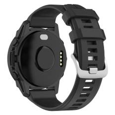 Garmin Fenix 7/5 / Instinct 2 / Forerunner 935/945 - Silikone rem 22mm - Sort