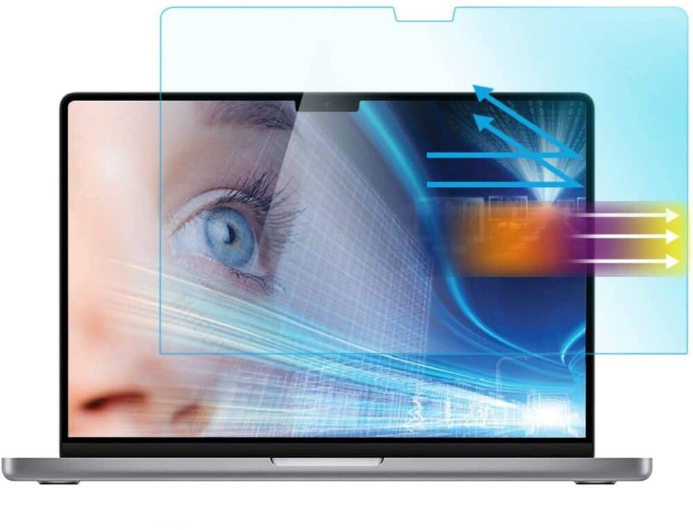 Trolsk Skærmbeskyttelse Hærdet Glas Anti-blålys (MacBook Pro 14 (2021-2025))