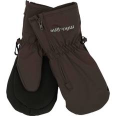 Mikk-Line Nylon Mittens W/zipper Stl. 110/116Y unisex - Vantar & Handskar Från Magasin - Raisin (110/116Y)
