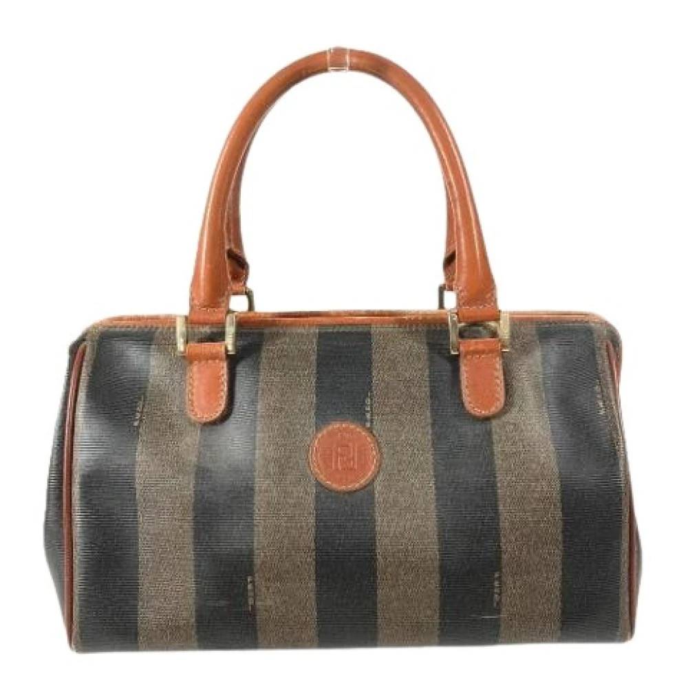 Fendi Vintage Pre-owned Plastic Boston Taske - Vintage - Dame - Flerfarvet - ONE SIZE - Læder