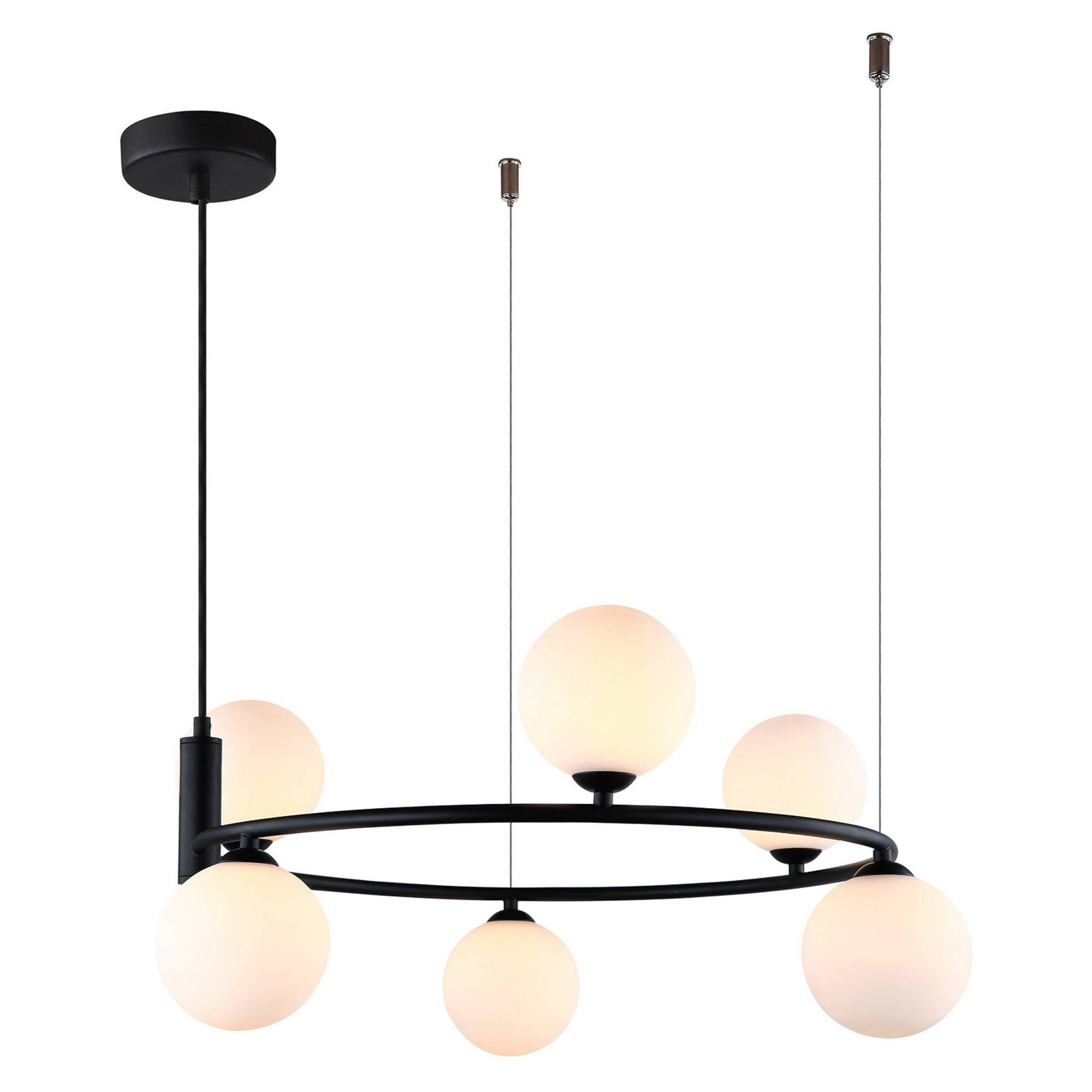 Hängande Lampa Amora Svart Matt Ø 60 cm