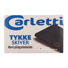 Carletti Tykke Skiver Mørk Pålægschokolade