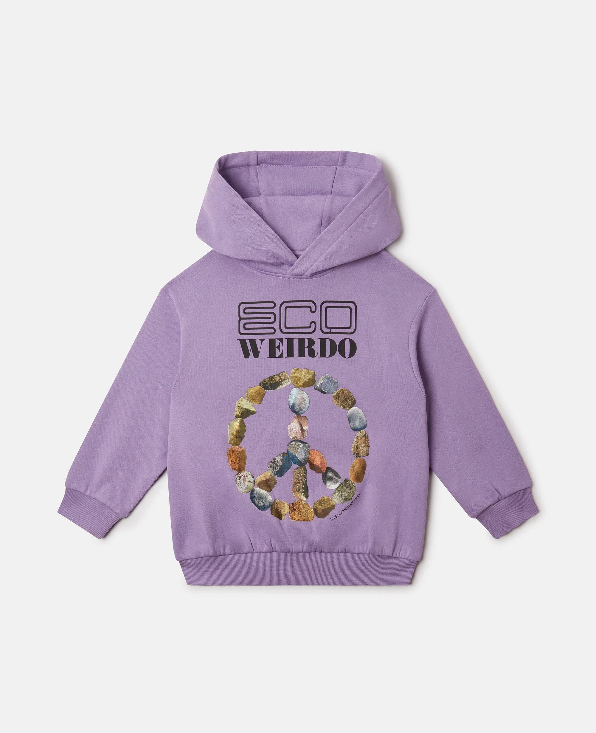 Stella McCartney - Purple Eco Weirdo Sweatshirt, , Size: 6